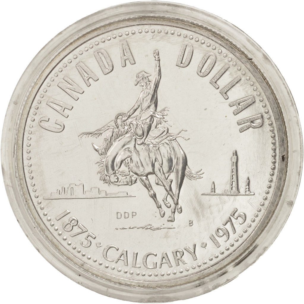 Coin, Canada, Elizabeth II, Dollar, 1975, Royal Canadian Mint, Ottawa
