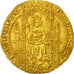 Coin, France, Philippe VI, Lion d'or, Undated (1338), AU(55-58),Gold,Duplessy250