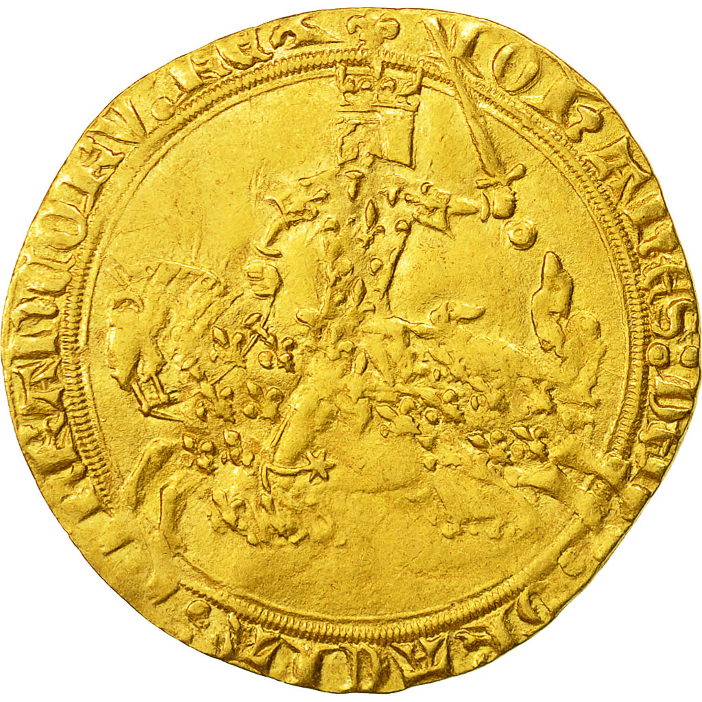 France, Jean II le Bon, Franc à cheval, TTB+, Or, Duplessy:294