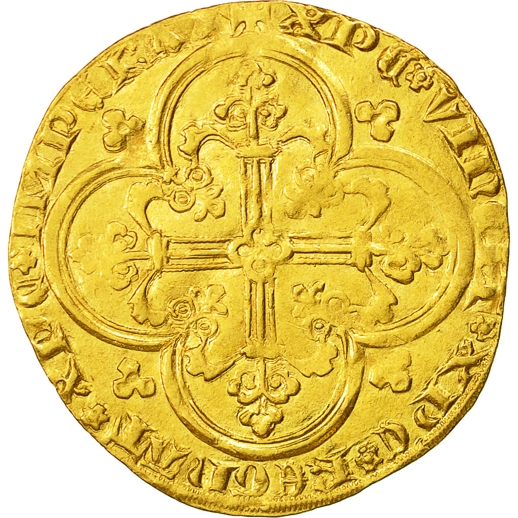 France, Jean II le Bon, Franc à cheval, TTB+, Or, Duplessy:294