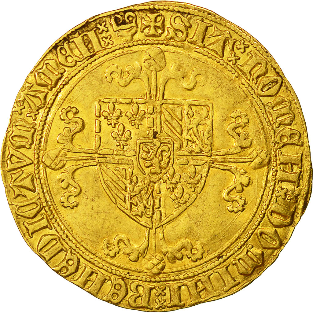 Coin, Belgium, Flanders, Philippe le Bon, Cavalier d'or, Undated (1434-1454)
