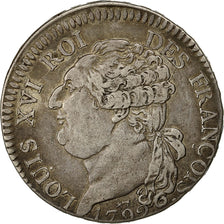 Moneda, Francia, ½ écu de 3 livres françois, 3 Livres, 1792, Paris, KM 613.1