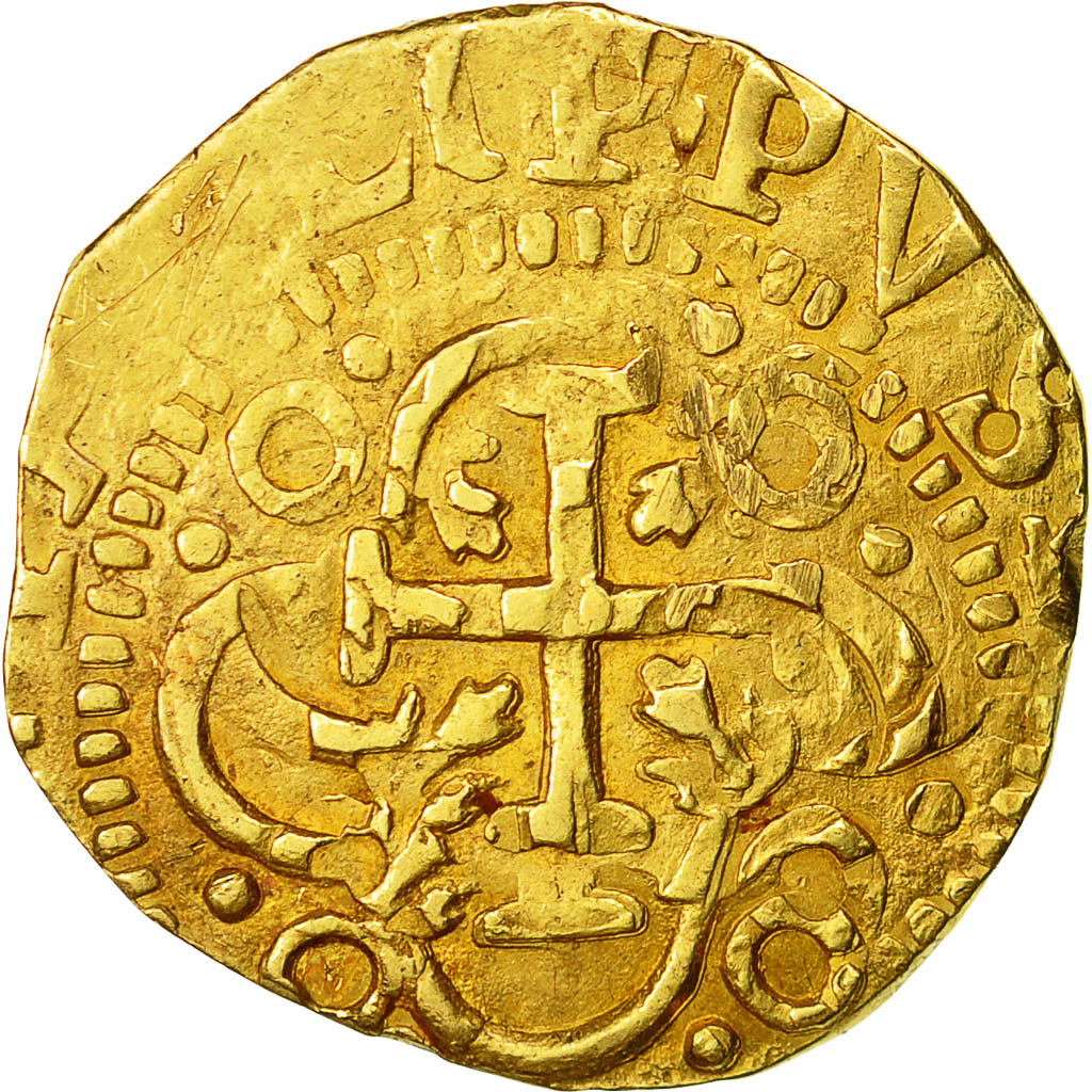 Moneda, España, ARAGON, Philip II, 4 escudos, 4 Escudos, Valencia, MBC, Oro