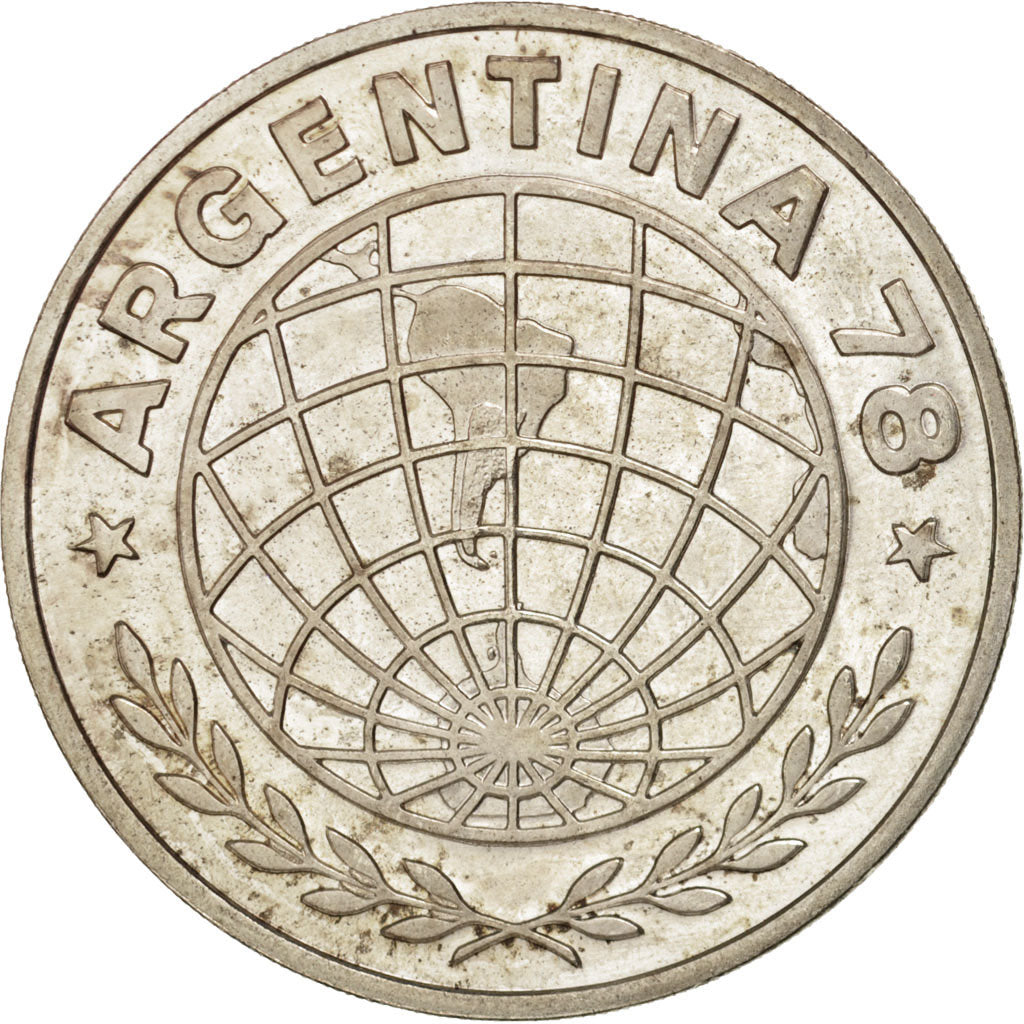 Argentina, 3000 Pesos, 1977, SPL, Argento, KM:80