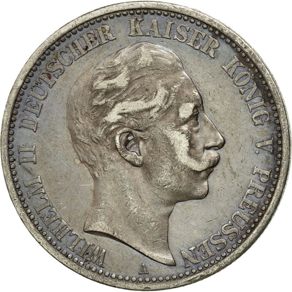 Coin, German States, PRUSSIA, Wilhelm II, 2 Mark, 1906, Berlin, EF(40-45)