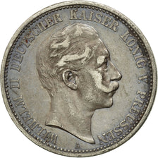 Coin, German States, PRUSSIA, Wilhelm II, 2 Mark, 1906, Berlin, EF(40-45)