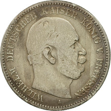Monnaie, Etats allemands, PRUSSIA, Wilhelm I, 2 Mark, 1876, Berlin, TB, Argent