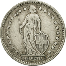 Coin, Switzerland, 2 Francs, 1894, EF(40-45), Silver, KM:21