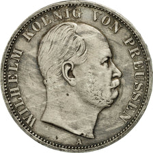Coin, German States, PRUSSIA, Wilhelm I, Thaler, 1866, Berlin, EF(40-45)
