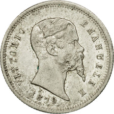 Munten, Italiaanse staten, EMILIA,Vittorio Emanuele II,50 Centesimi,1859,Bologna