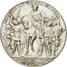 Coin, German States, PRUSSIA, Wilhelm II, 3 Mark, 1913, Berlin, EF(40-45)