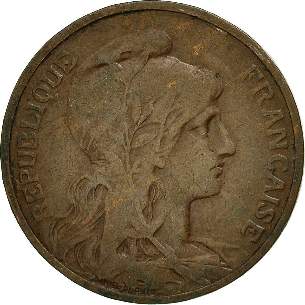Coin, France, Dupuis, 5 Centimes, 1908, Paris, VF(30-35), Bronze, KM:842