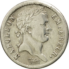 Monnaie, France, Napoléon I, 1/2 Franc, 1808, Strasbourg, TB+, Gadoury 398
