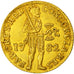 Moneta, Paesi Bassi, HOLLAND, Ducat, 1782, BB+, Oro, KM:12.3