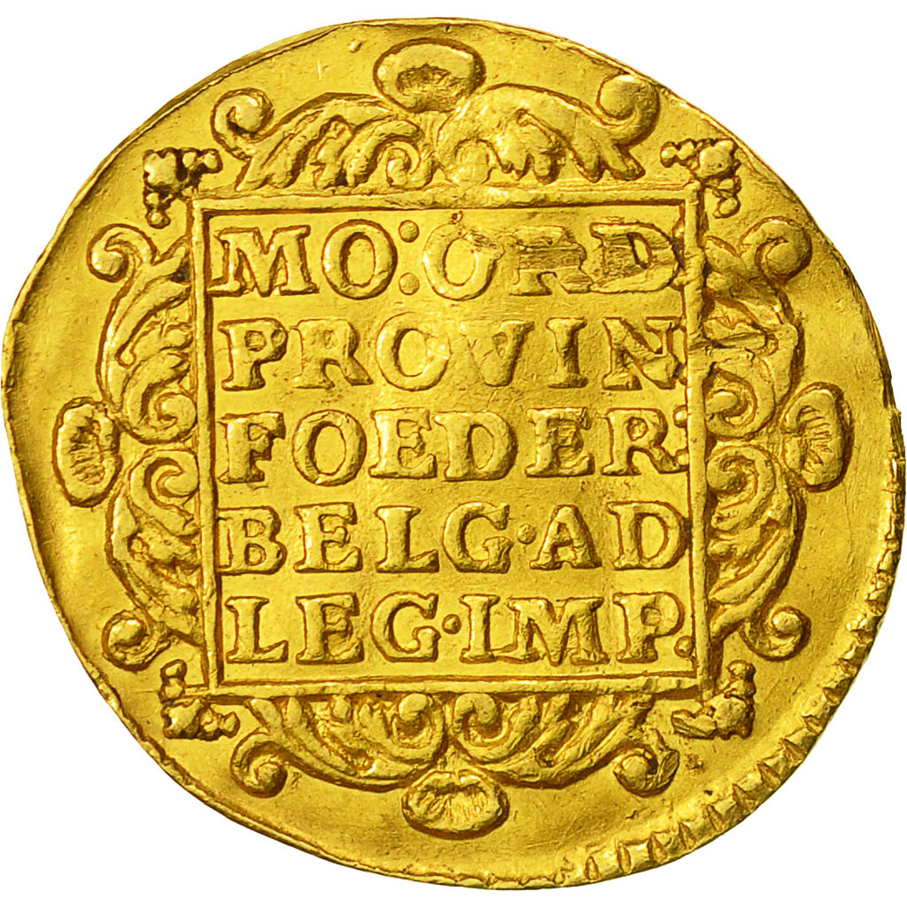 Coin, Netherlands, UTRECHT, Ducat, 1744, AU(50-53), Gold, KM:7.4