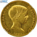Münze, Brasilien, Pedro II, 10000 Reis, 1834, NGC, MS61, VZ+, Gold, KM:451