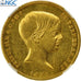 Coin, Brazil, Pedro II, 10000 Reis, 1834, NGC, MS61, MS(60-62), Gold, KM:451
