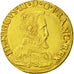 Moneda, Francia, François II, Double Henri d'or 1st type, 1560, Poitiers, MBC