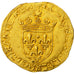 Coin, France, François Ier, Ecu d'or, Toulouse, 5th type, EF(40-45), Gold,Dy775