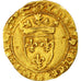 Munten, Frankrijk, Charles VIII, Ecu d'or, Montpellier, 1st emission, FR+,Dy 575