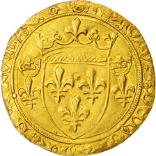 Monnaie, France, Charles VII, Écu d'or à la couronne, TB, Or, Duplessy:511B