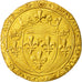 Monnaie, France, Charles VII, Écu d'or à la couronne, TB, Or, Duplessy:511B