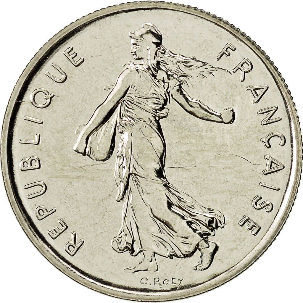 Coin, France, Semeuse, 5 Francs, 1992, Paris, Frappe médaille, MS(65-70)