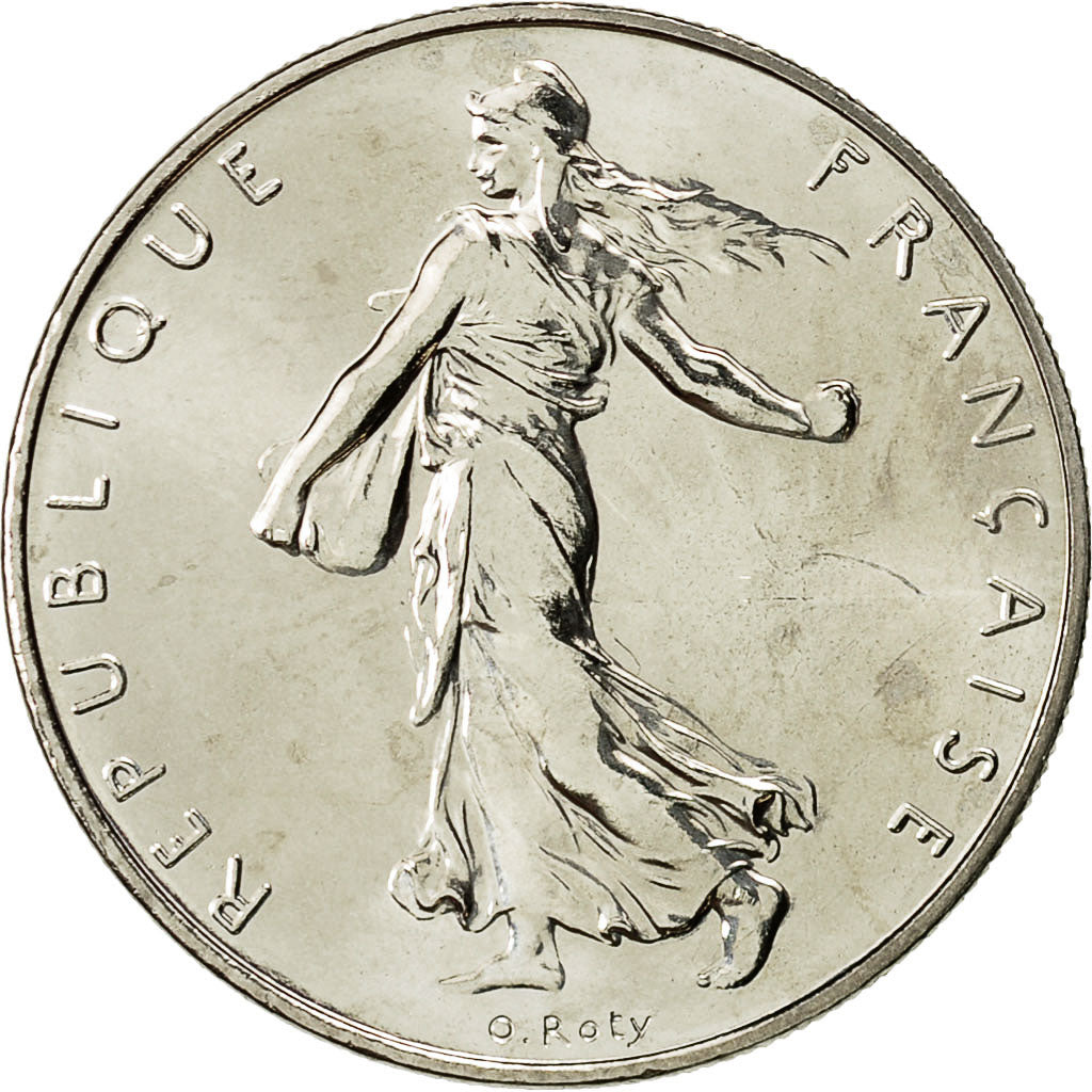 Monnaie, France, Semeuse, Franc, 1992, Paris, Frappe médaille, FDC, Nickel