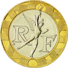 Moneta, Francia, Génie, 10 Francs, 1992, Frappe médaille, FDC, Bi-metallico
