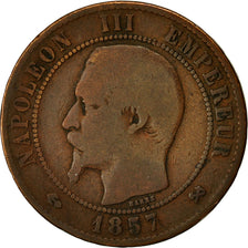 Monnaie, France, Napoléon III, 10 Centimes, 1857, Rouen, B+, Gadoury 248