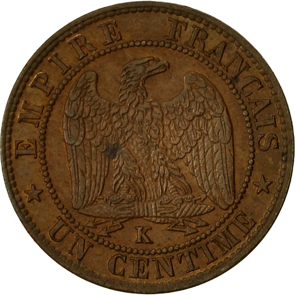 Münze, Frankreich, Napoleon III, Centime, 1853, Bordeaux, SS+, KM 775.5