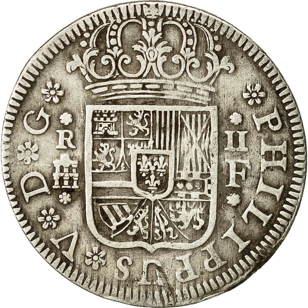 Monnaie, Espagne, Philip V, 2 Reales, 1723, Segovia, TTB, Argent, KM:297