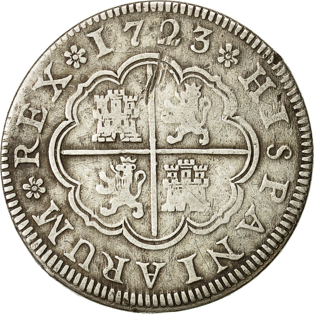Monnaie, Espagne, Philip V, 2 Reales, 1723, Segovia, TTB, Argent, KM:297