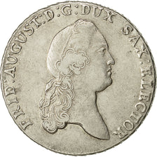 Monnaie, Etats allemands, SAXONY-ALBERTINE, Friedrich August III, Thaler, 1777