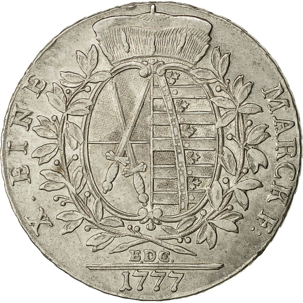 Coin, German States, SAXONY-ALBERTINE, Friedrich August III, Thaler, 1777