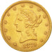 Coin, United States, Coronet Head, $10, Eagle, 1879, U.S. Mint, Philadelphia
