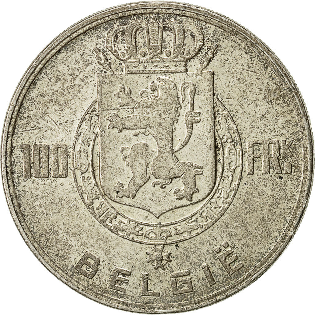 Coin, Belgium, 100 Francs, 100 Frank, 1948, AU(55-58), Silver, KM:139.1