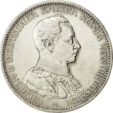 Coin, German States, PRUSSIA, Wilhelm II, 3 Mark, 1914, Berlin, EF(40-45)
