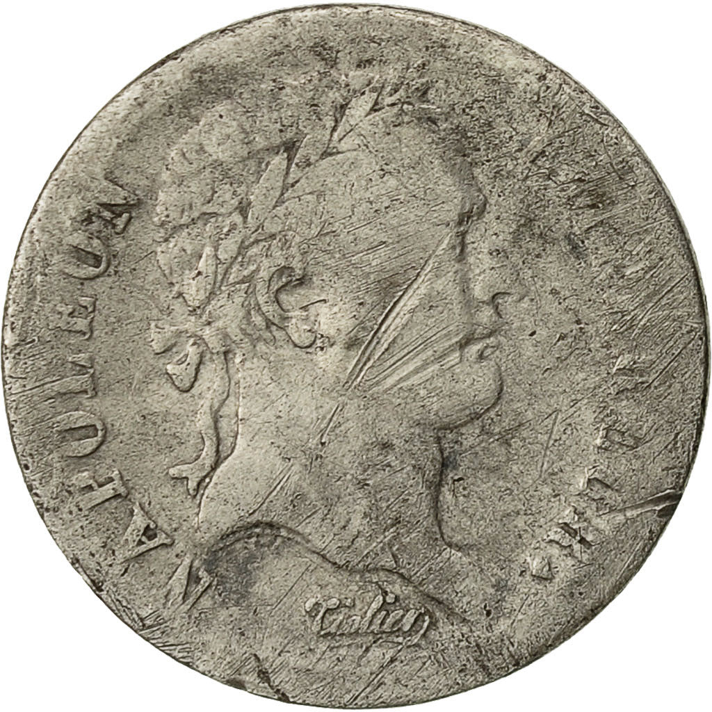 Münze, Frankreich, Napoléon I, 1/2 Franc, 1808, Lille, SGE, Silber, KM:680.14