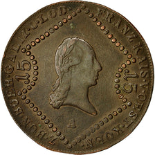 Moneda, Austria, Franz II (I), 15 Kreuzer, 1807, Vienna, MBC, Cobre, KM:2138