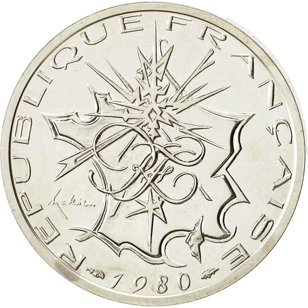 Münze, Frankreich, 10 Francs, 1980, Piéfort, UNZ, Silber, KM:P507