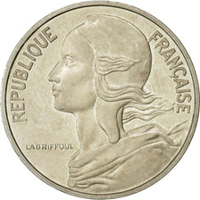 Coin, France, 5 Centimes, 1977, Piéfort, MS(63), Silver, KM:P570, Gadoury:22.P2