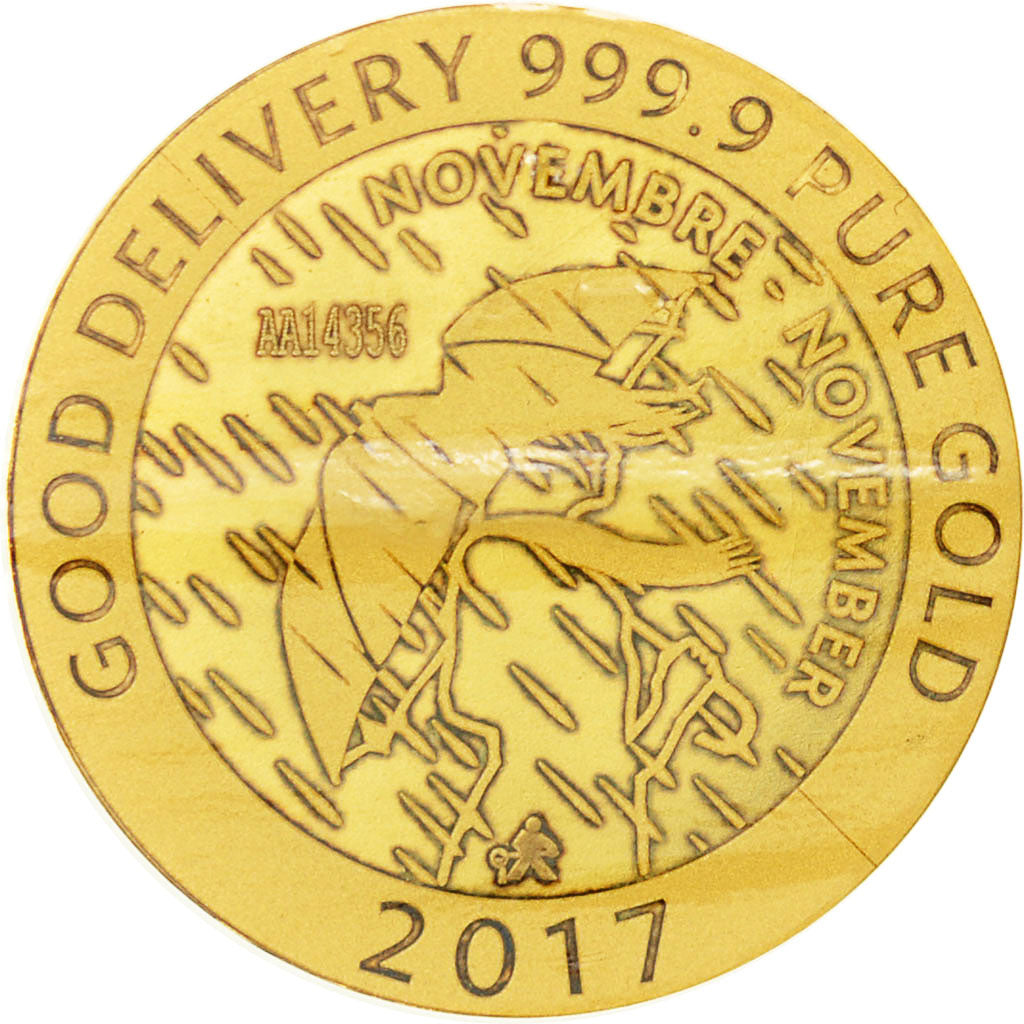 France, 1/10 Oz, Novembre - November, 2017, FDC, Or