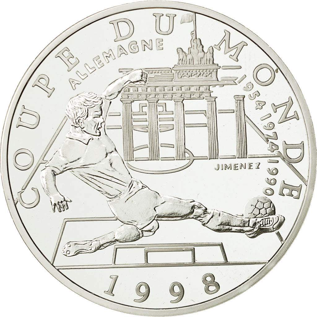 Münze, Frankreich, 10 Francs, 1997, UNZ, Silber, KM:1164, Gadoury:C171