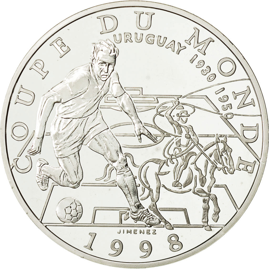 Coin, France, 10 Francs, 1996, MS(63), Silver, KM:1166, Gadoury:C168