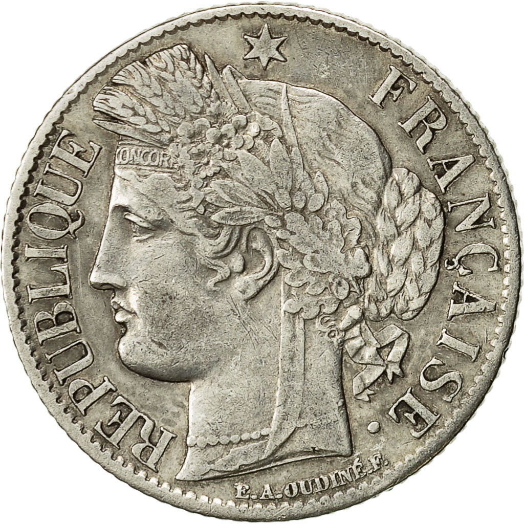 Coin, France, Cérès, Franc, 1895, Paris, EF(40-45), Silver, KM:822.1