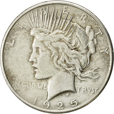 Coin, United States, Peace Dollar, 1925, U.S. Mint, Philadelphia, KM 150