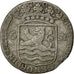 Munten, Nederland, ZEELAND, 6 Stuivers, Scheepjesschelling, 1765, FR, Zilver