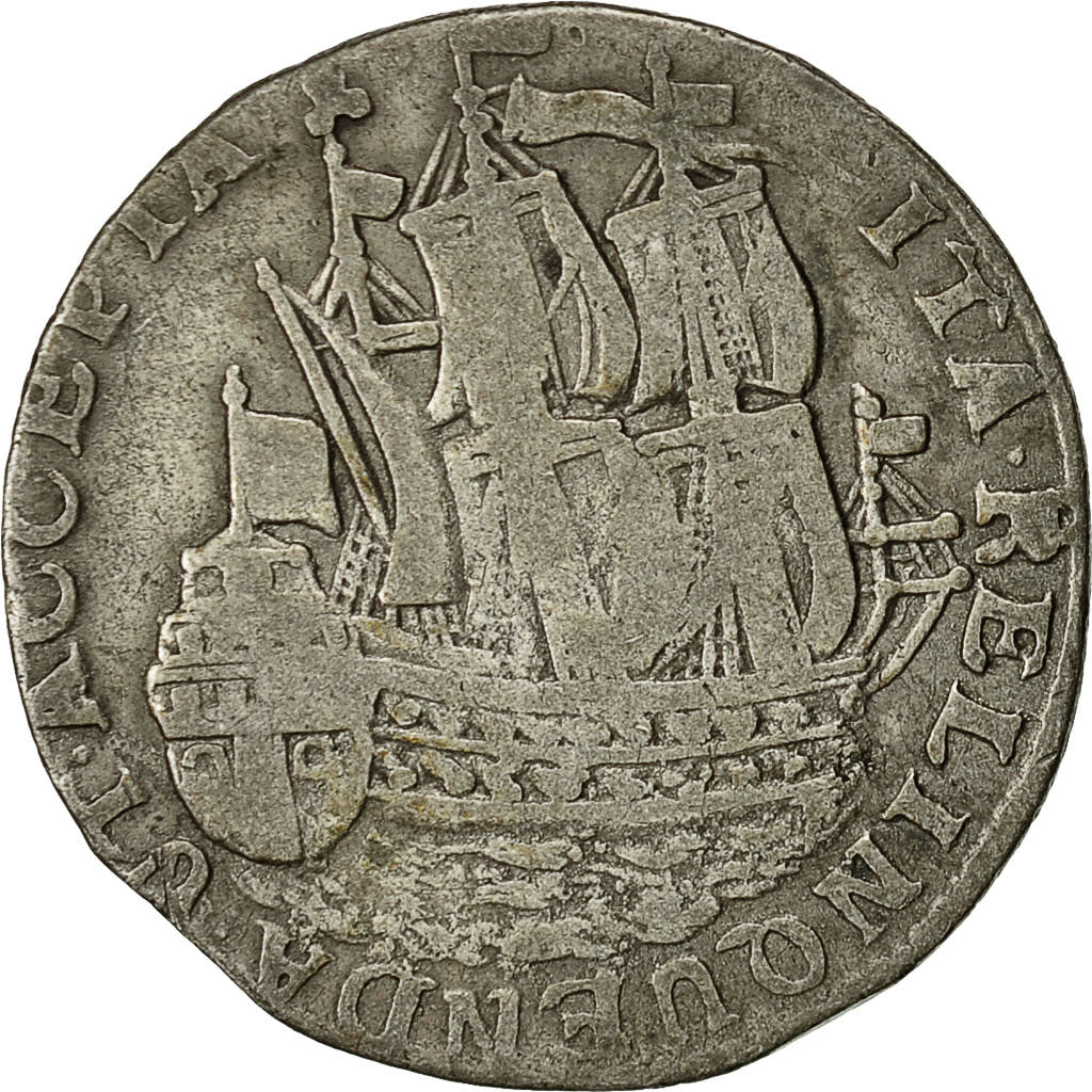 Munten, Nederland, ZEELAND, 6 Stuivers, Scheepjesschelling, 1765, FR, Zilver