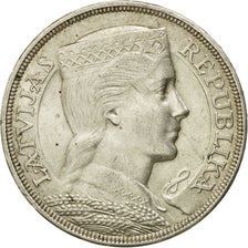 Münze, Latvia, 5 Lati, 1931, SS, Silber, KM:9